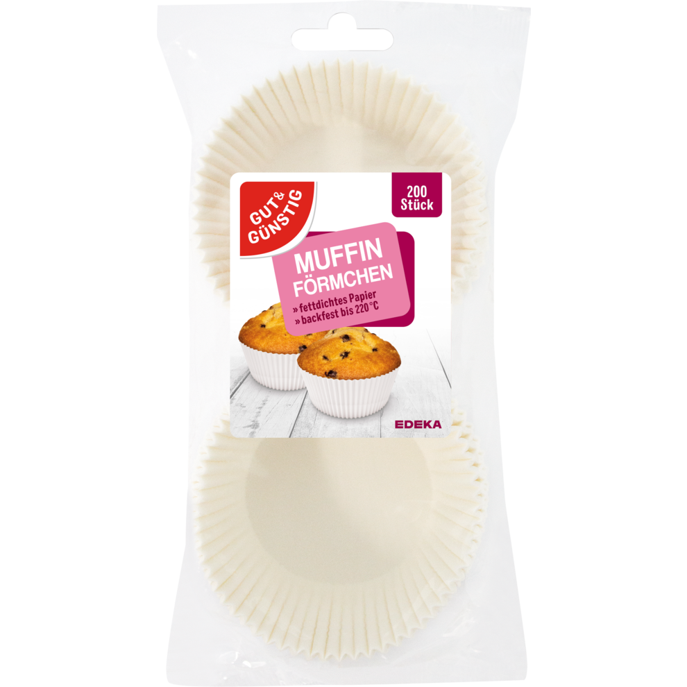 Muffinförmchen weiß