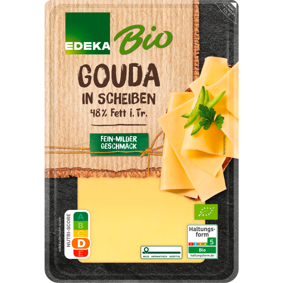 Gouda in Scheiben 48% Fett i. Tr.