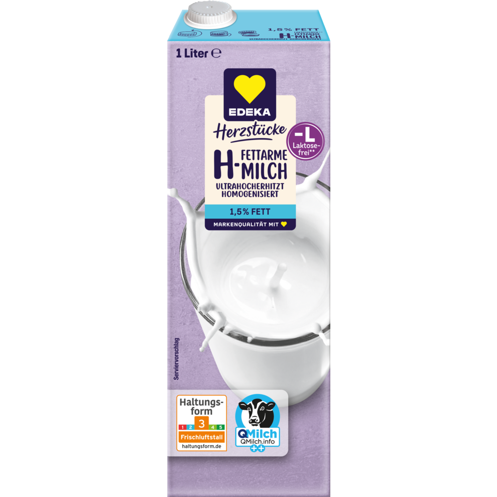 Laktosefreie fettarme H-Milch