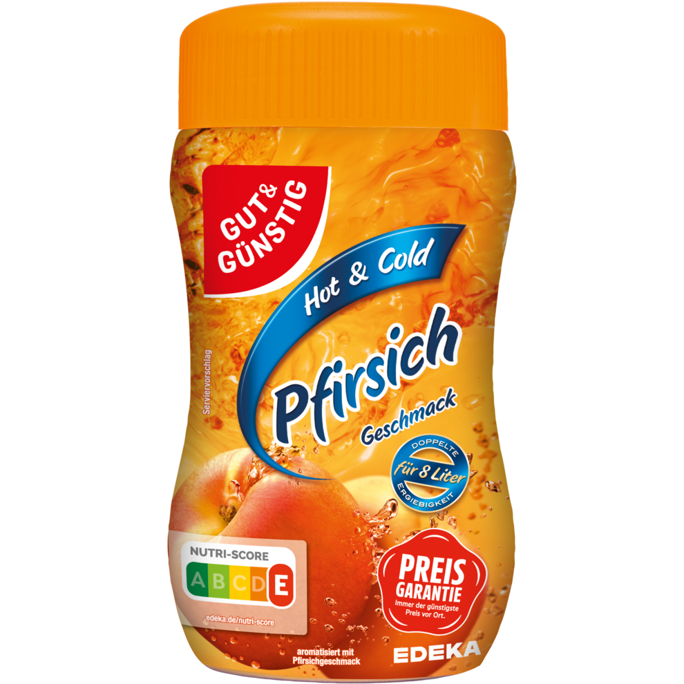 Pfirsich-Teegetränk