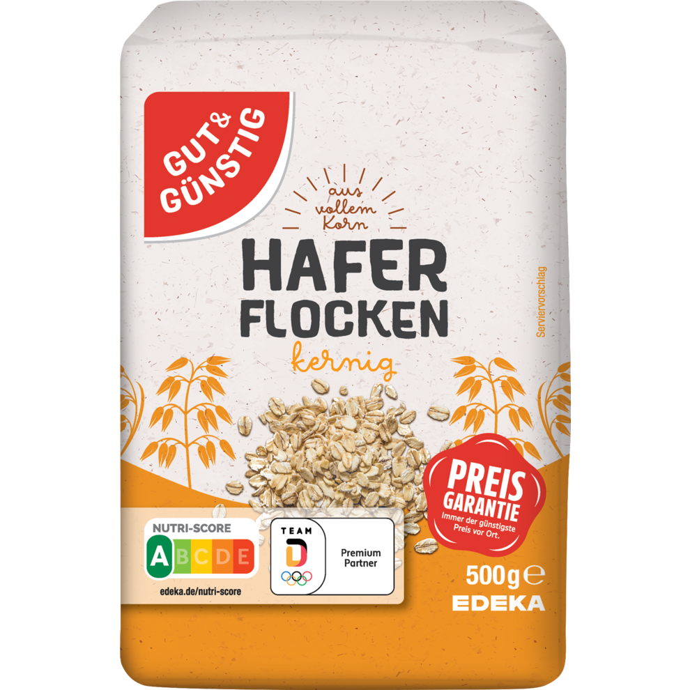Haferflocken kernig