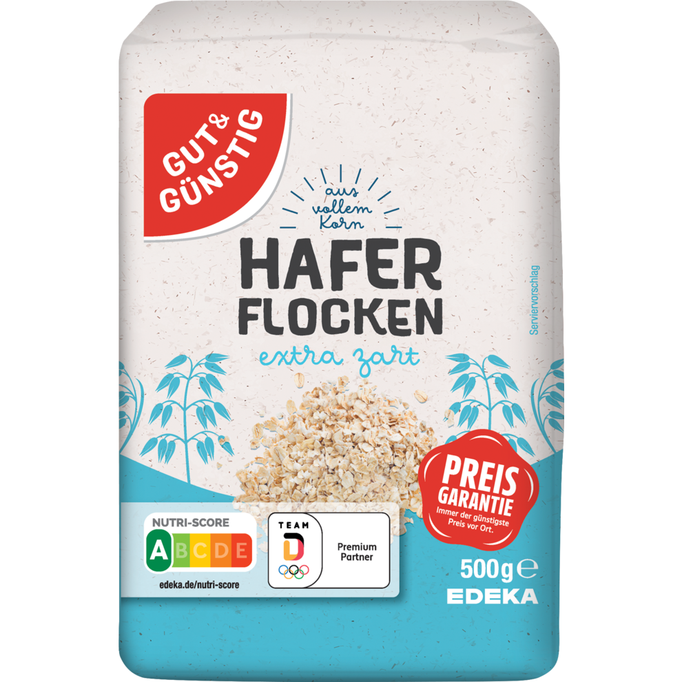 Haferflocken extra zart