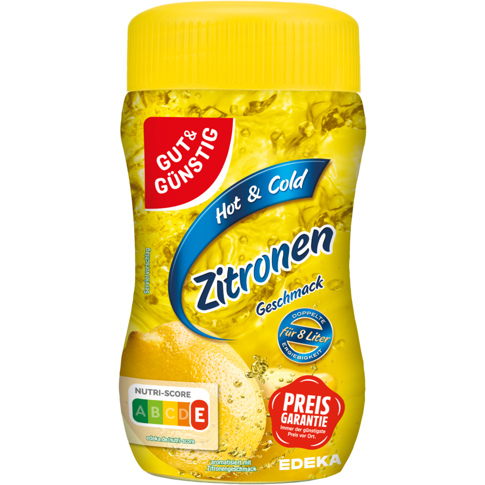 Zitronen-Teegetränk