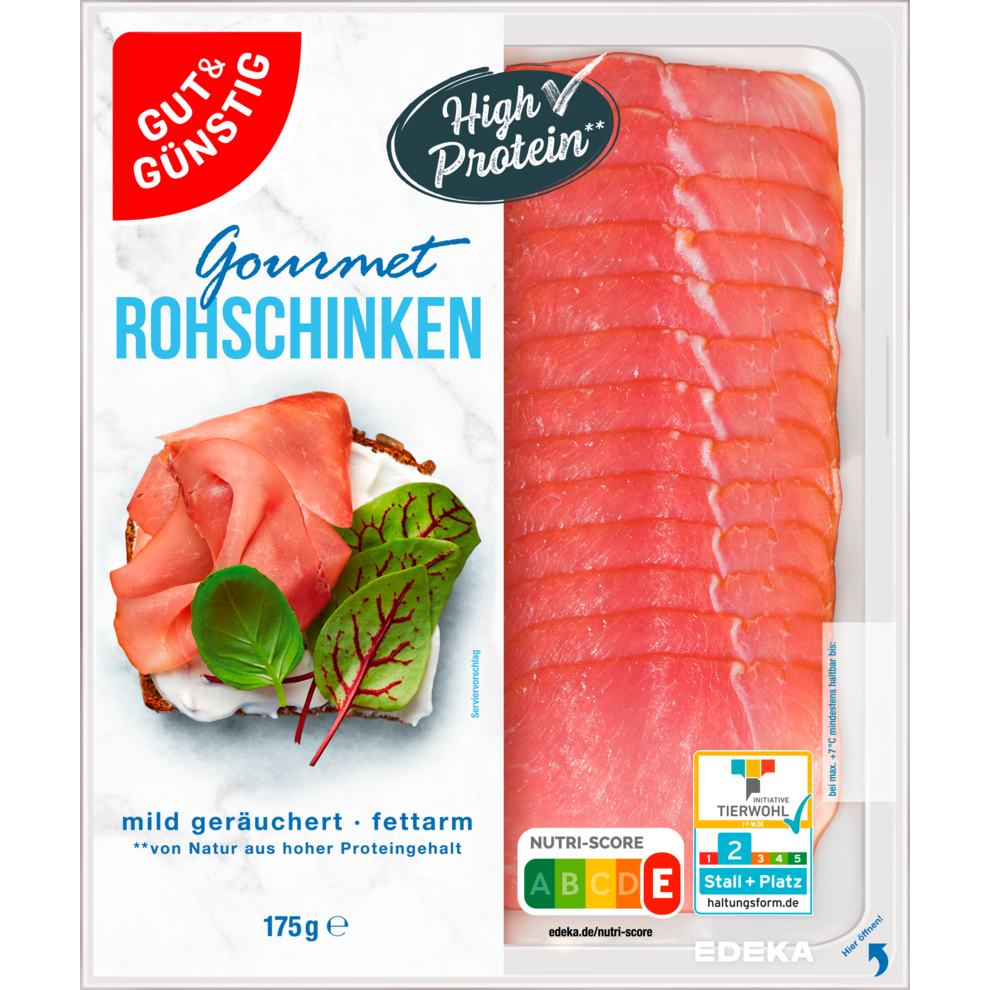Gourmet-Rohschinken, fettarm
