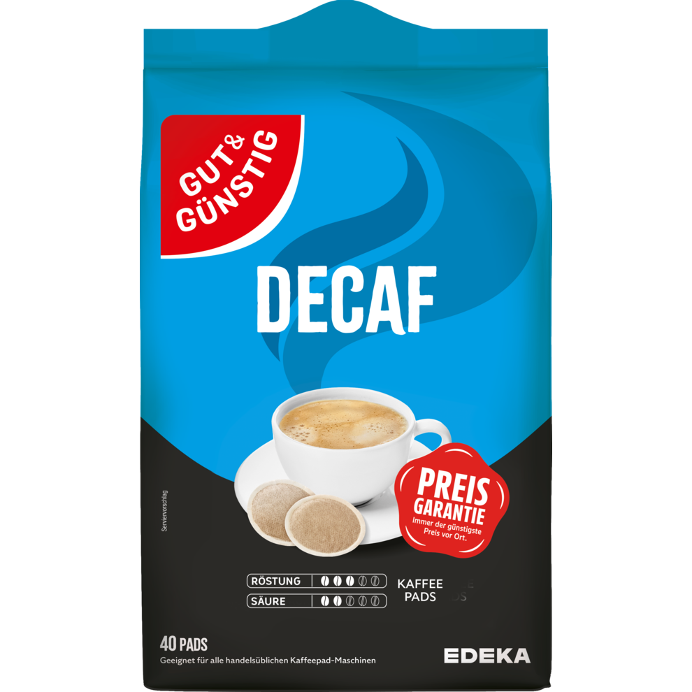Kaffee-Pads Decaf