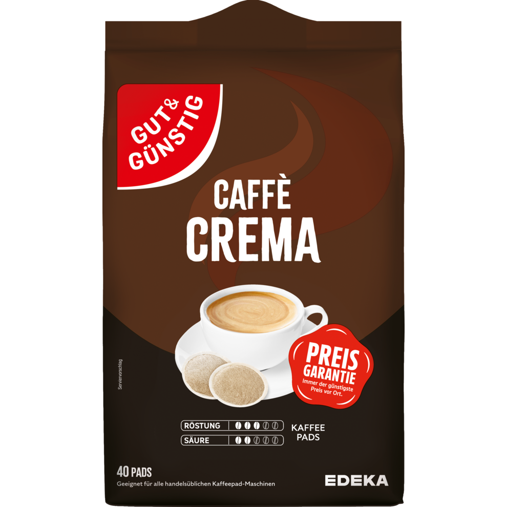Kaffee-Pads Crema