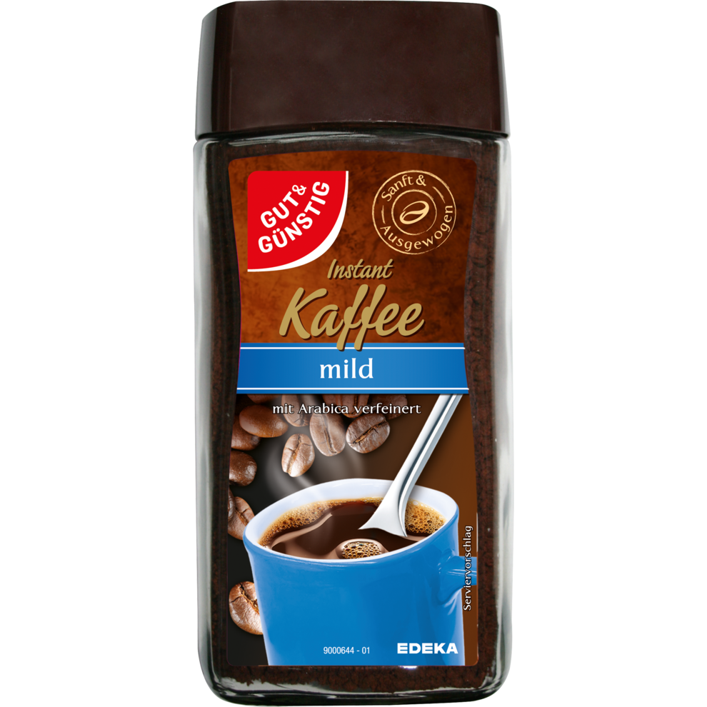 Instantkaffee mild