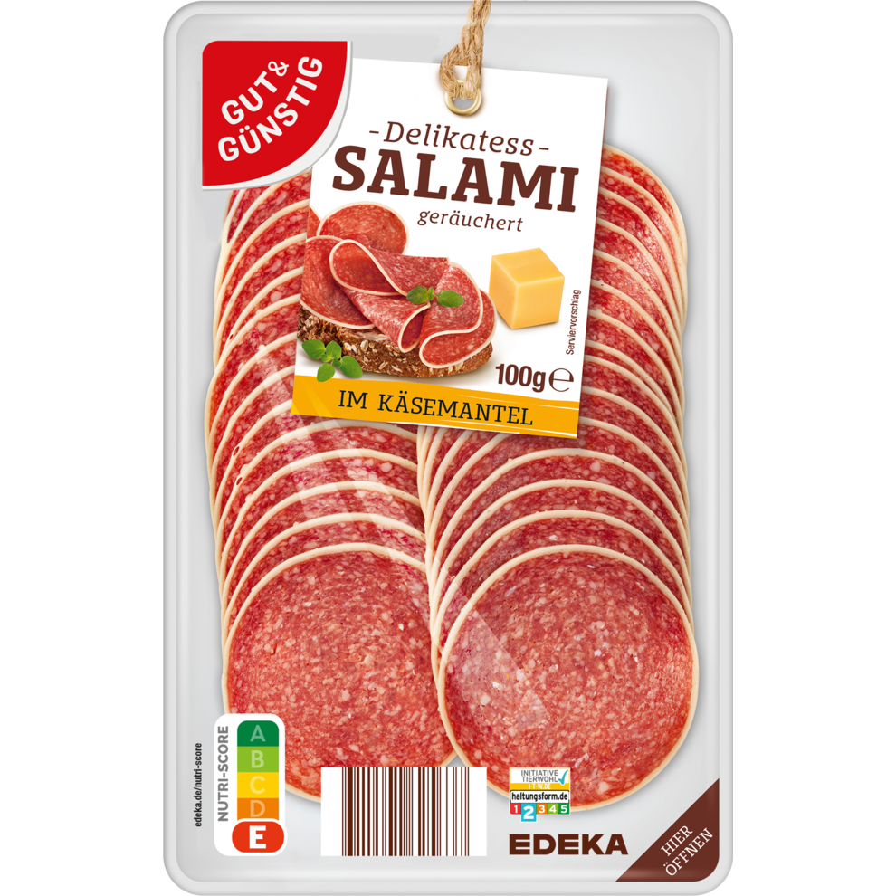 Salami im Käsemantel