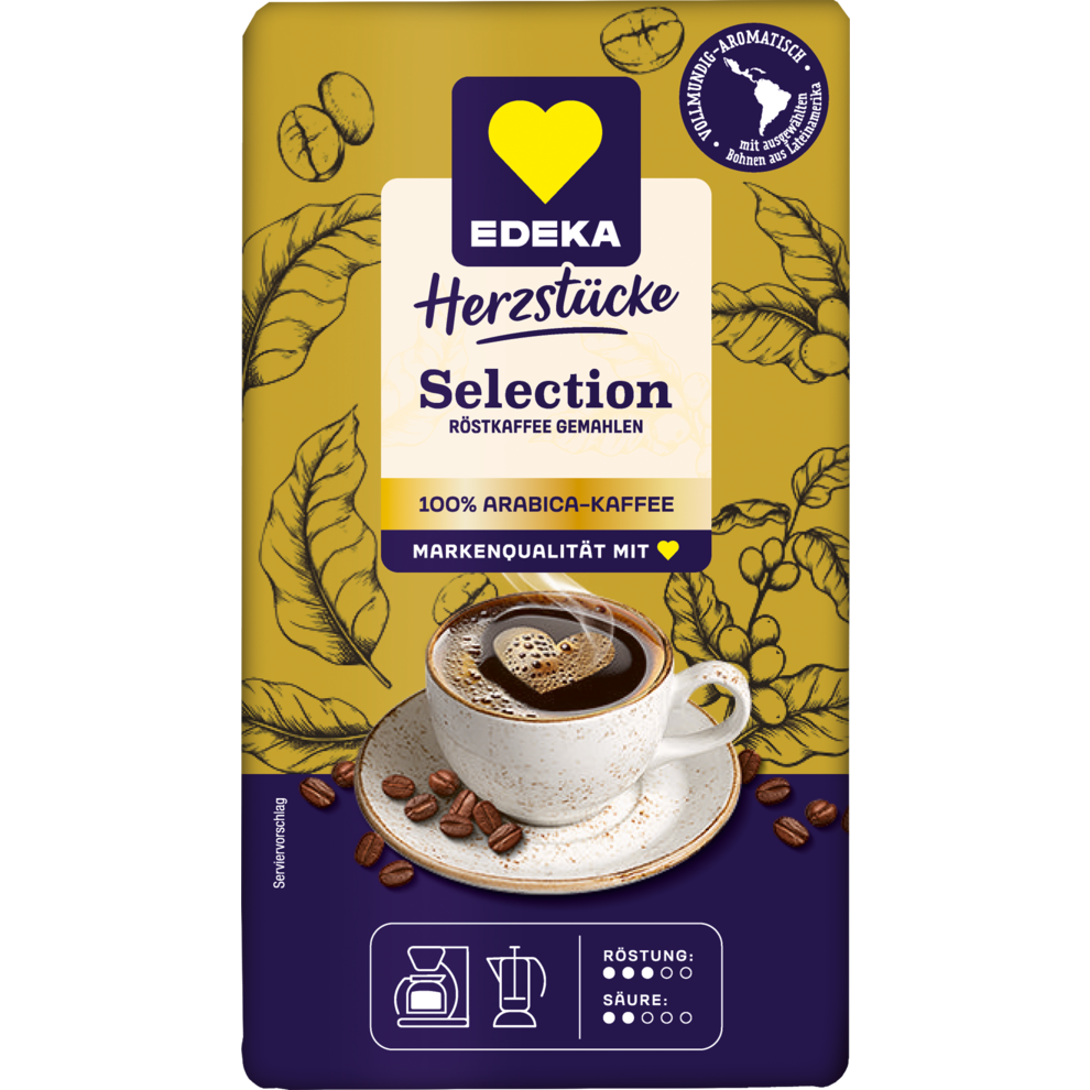 Röstkaffee Selection, gemahlen