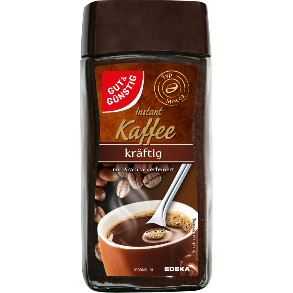 Instantkaffee kräftig