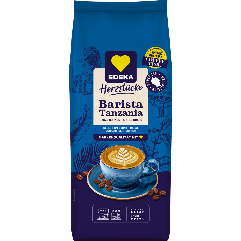 Barista Tanzania, ganze Bohne