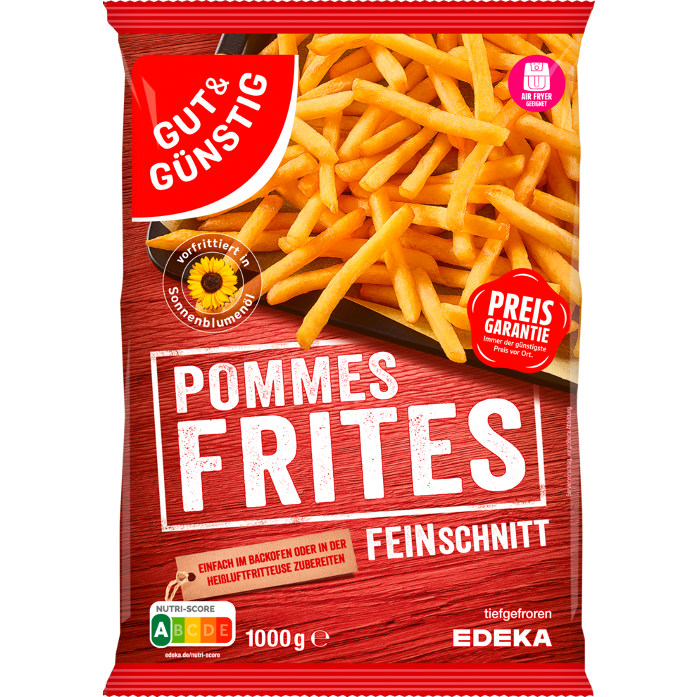 Backofen Frites Feinschnitt