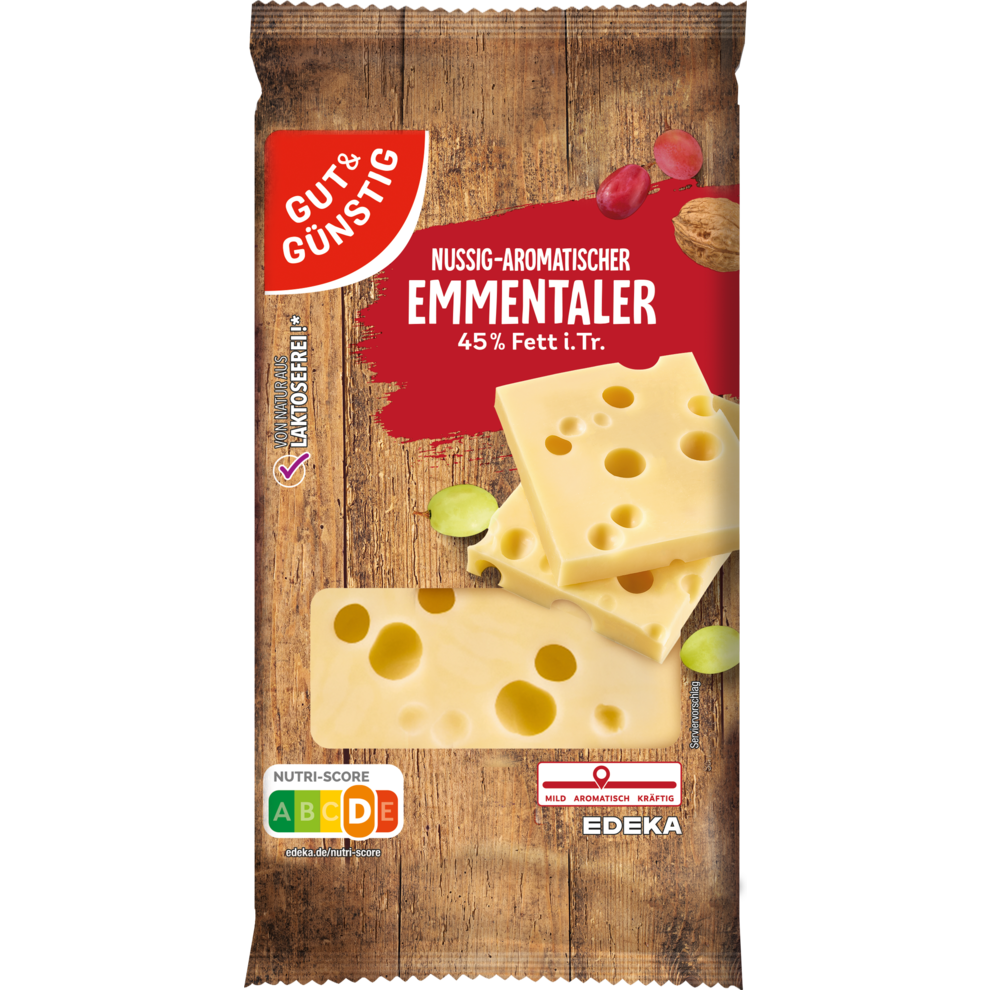Emmentaler am Stück 45% Fett i.Tr.