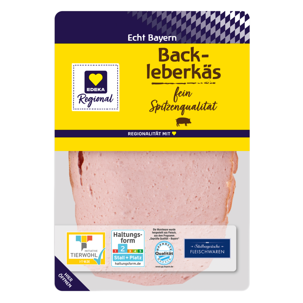 Backleberkäs fein